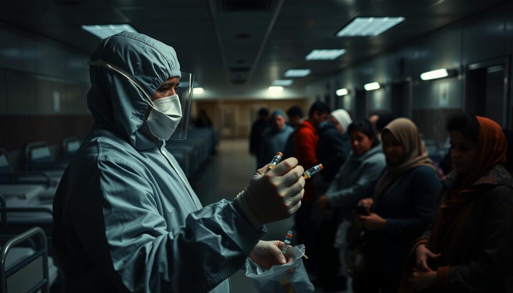 kendala distribusi vaksin flu babi