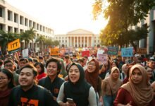 Protes mahasiswa ITB soal UKT & pinjol